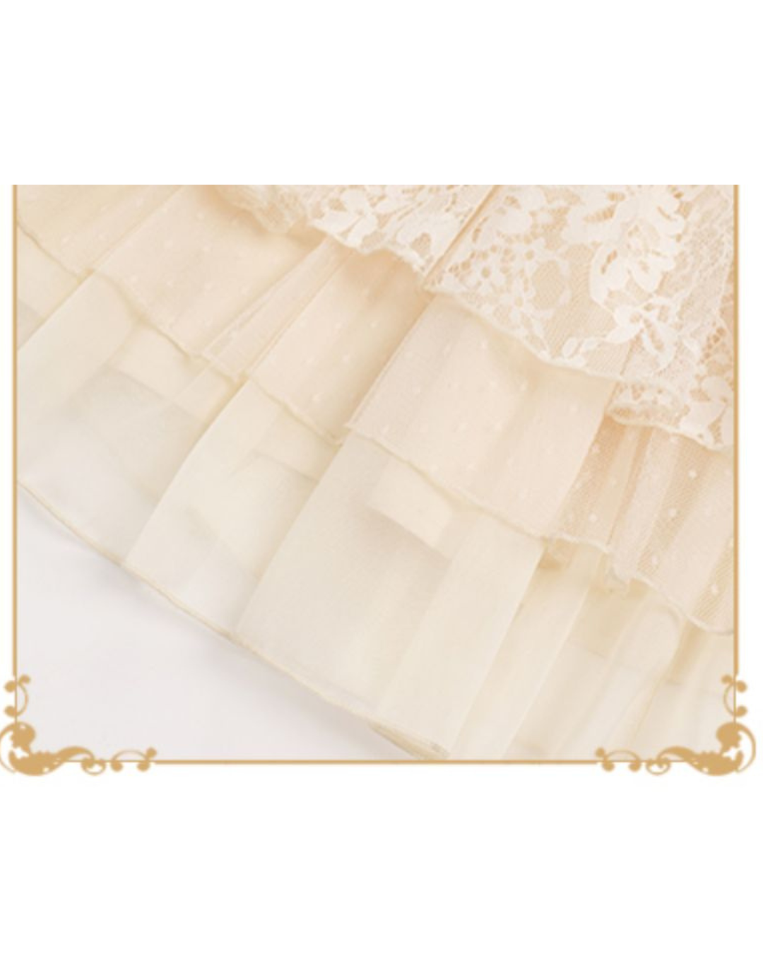 [Classic Lolita] Ivory Lace JSK