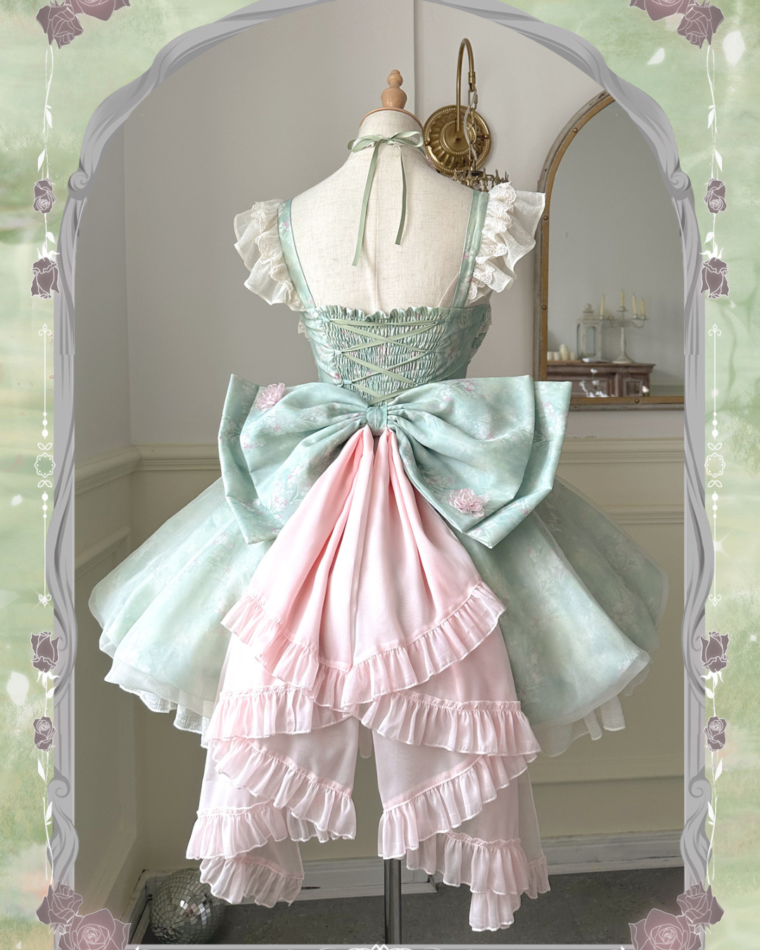 [Sweet Lolita] Fairy-Back Ribbon Dress