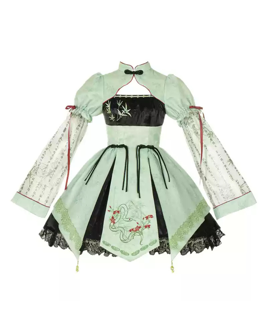 [Chinese Lolita] mint Green Mini Dress