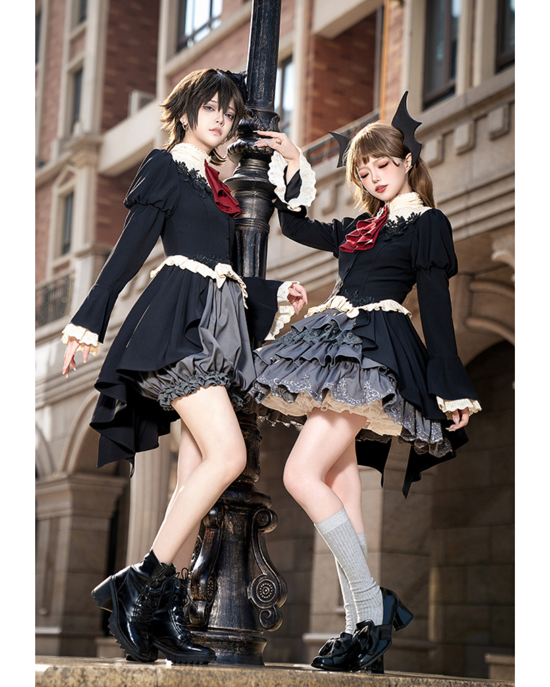 [Gothic&Lolita] Tuxedo Dress 2type