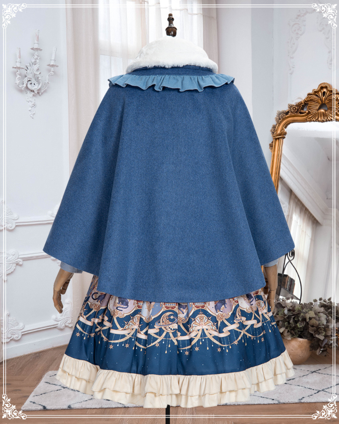 [Classic Lolita] Classic Retro Blue Dress