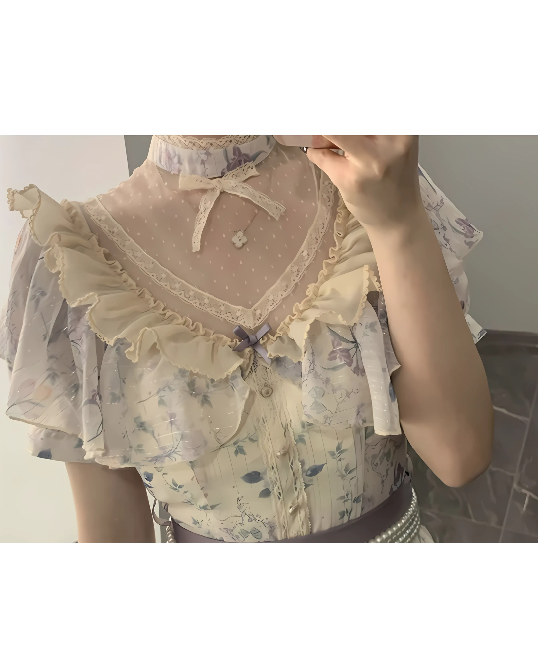 [Sweet Lolita] Summer Style Chiffon Dress　