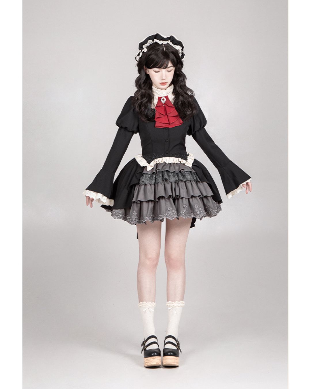 [Gothic&Lolita] Tuxedo Dress 2type