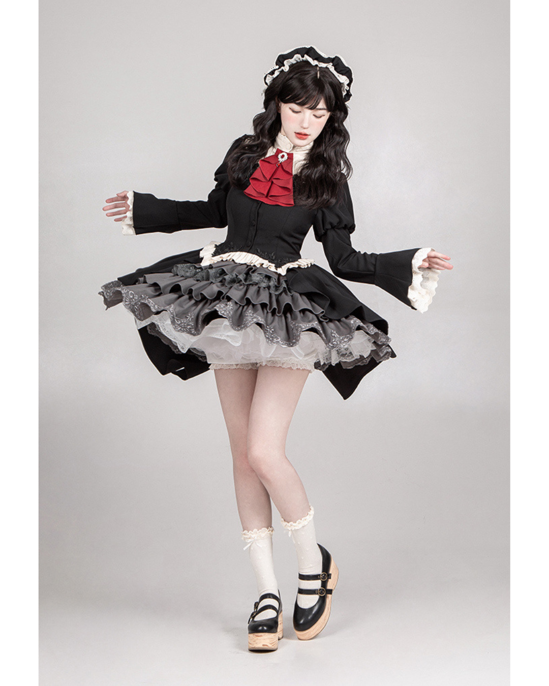 [Gothic&Lolita] Tuxedo Dress 2type