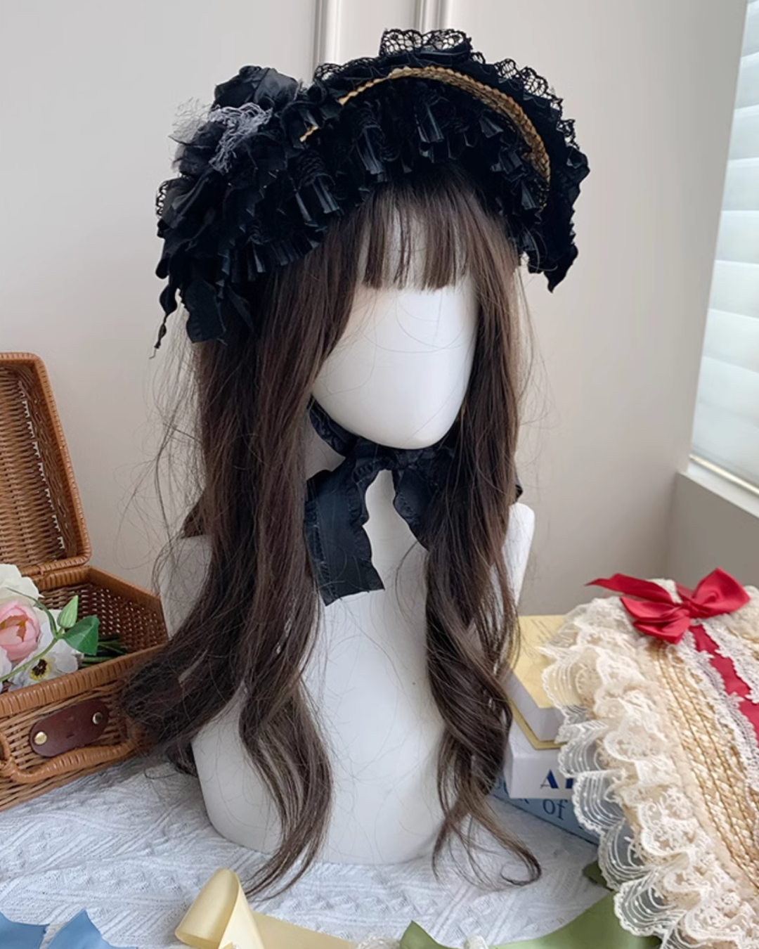 [Sweet Lolita] Straw Bonnet