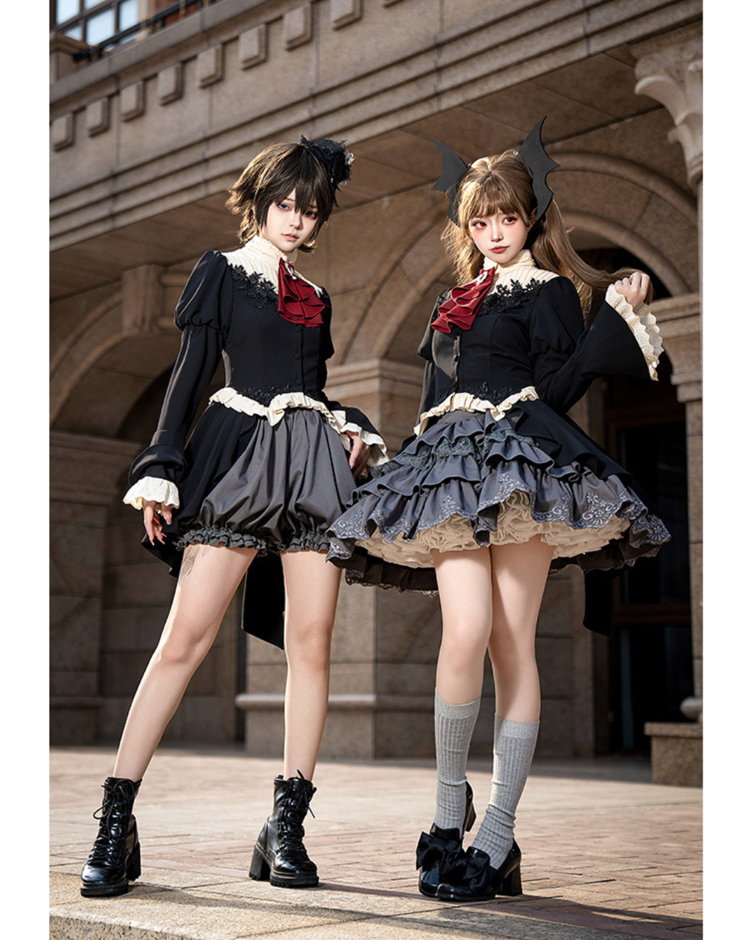 [Gothic&Lolita] Tuxedo Dress 2type