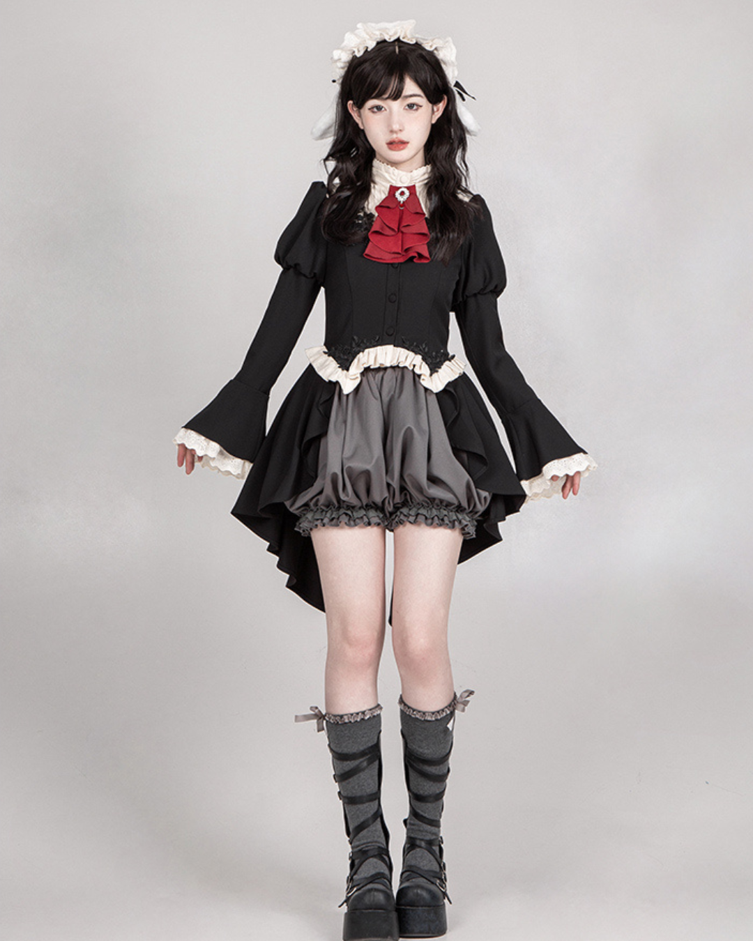 [Gothic&Lolita] Tuxedo Dress 2type