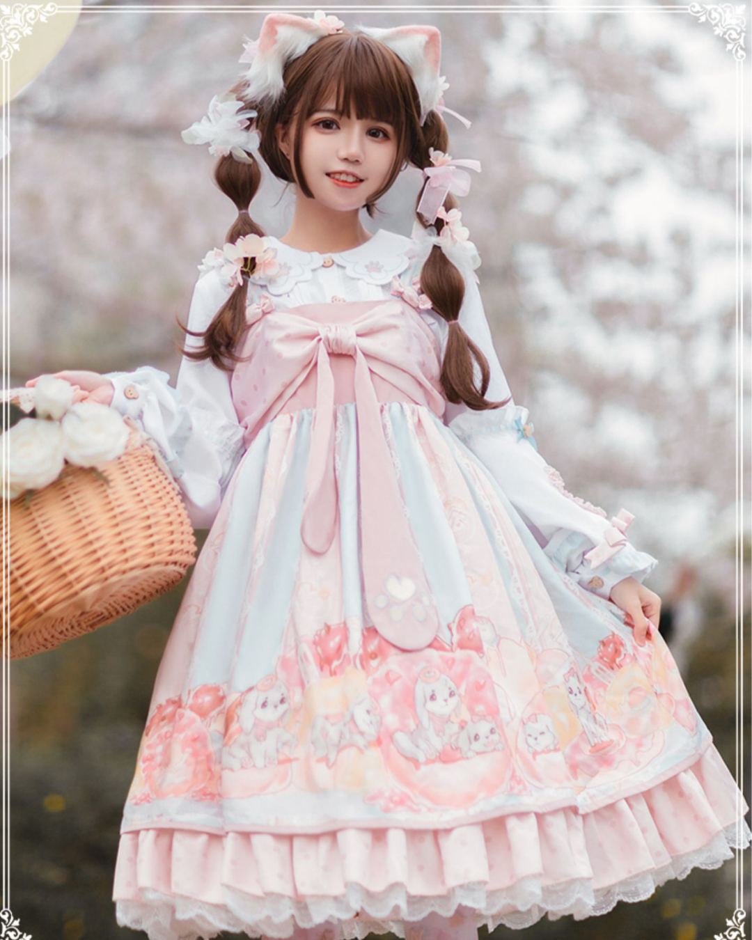 [Sweet Lolita] Pastel Animal Dress