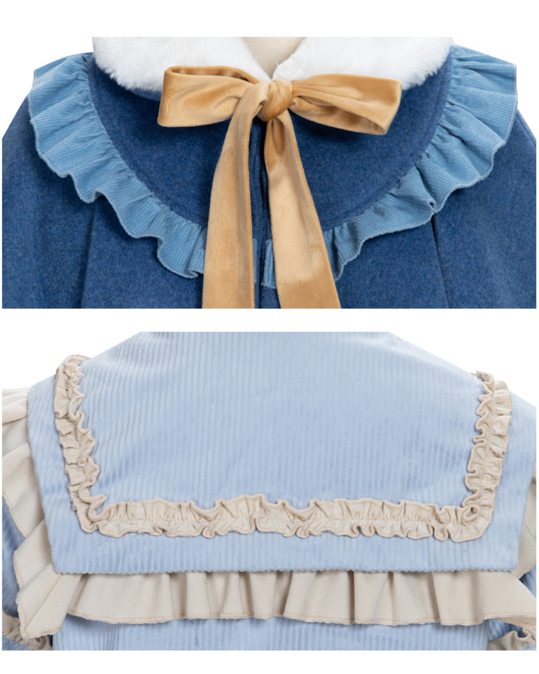 [Classic Lolita] Classic Retro Blue Dress