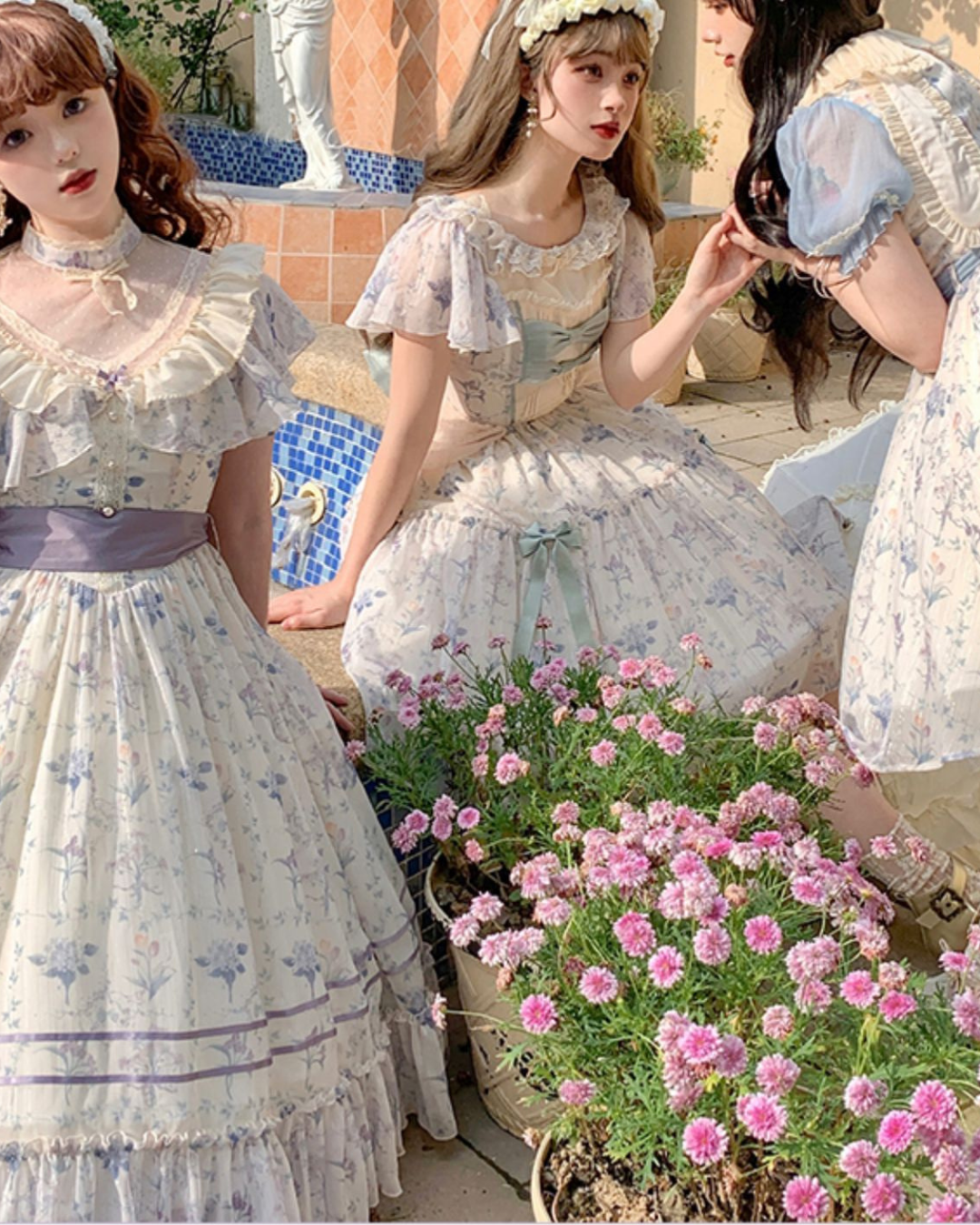 [Sweet Lolita] Summer Style Chiffon Dress　