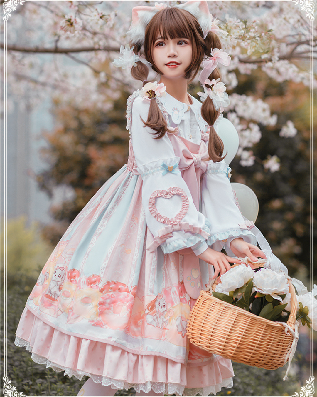 [Sweet Lolita] Pastel Animal Dress