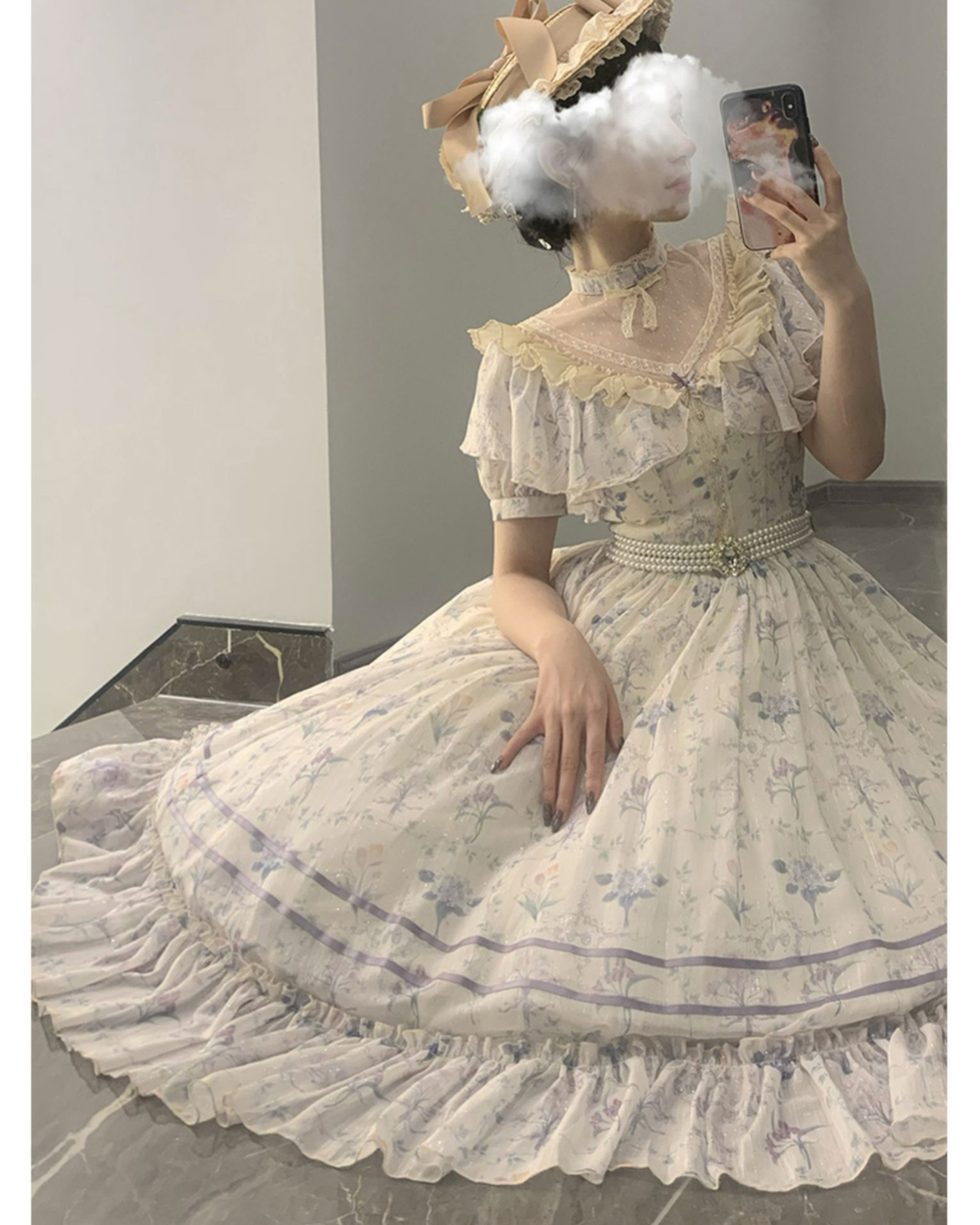 [Sweet Lolita] Summer Style Chiffon Dress　