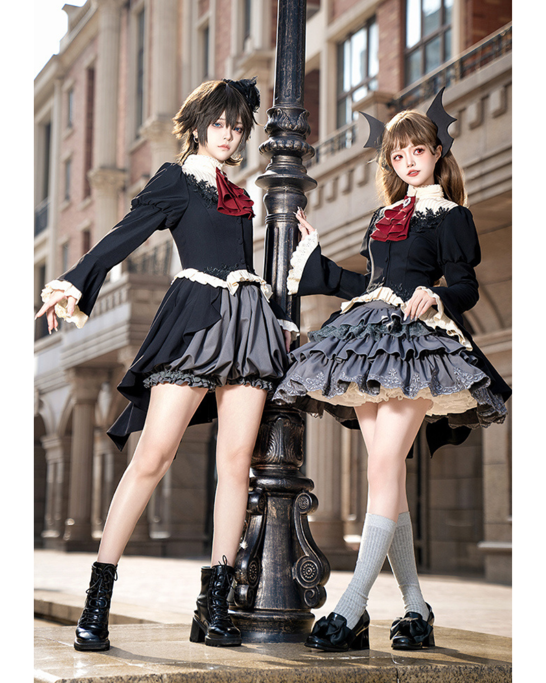 [Gothic&Lolita] Tuxedo Dress 2type