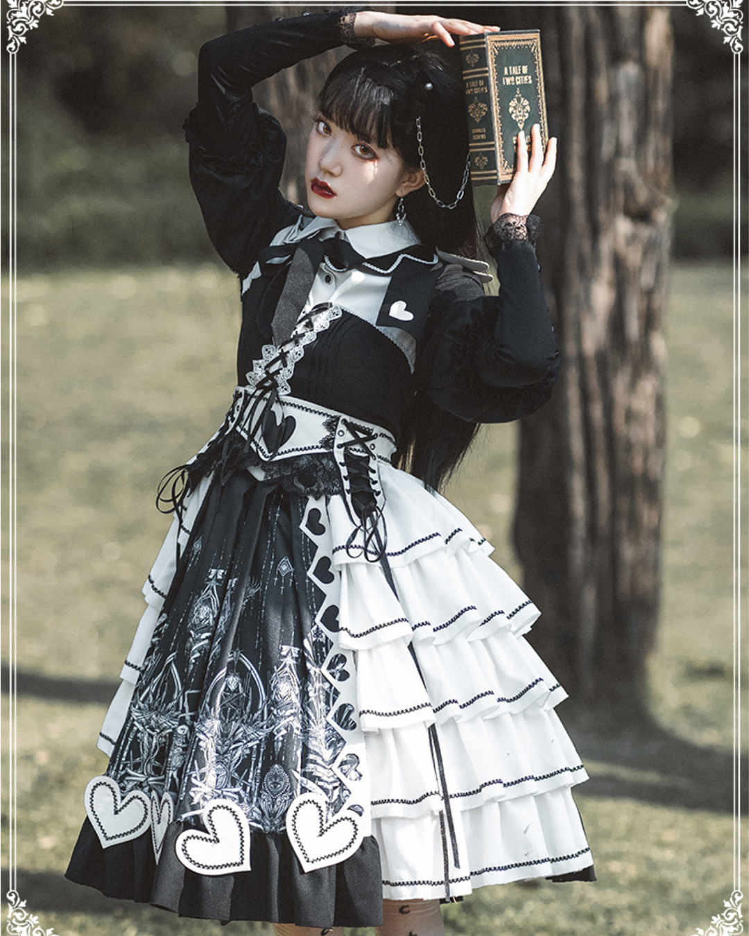 [Gothic&Lolita] Maid Style Dress【FULLSET】