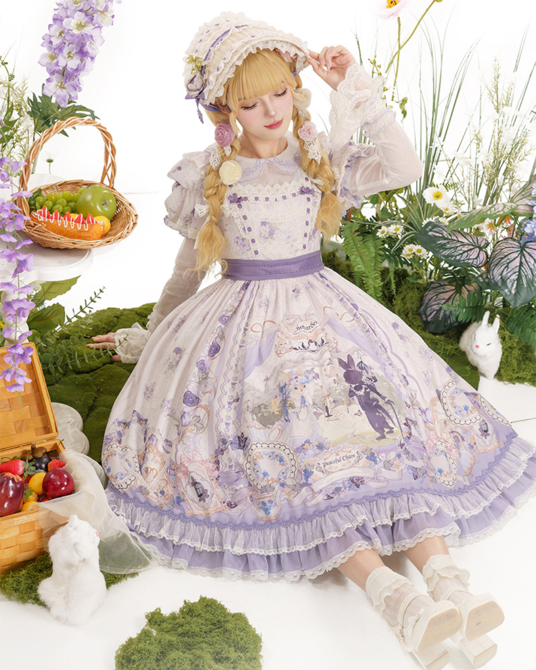 [Sweet Lolita] Purple Rabbit Dress