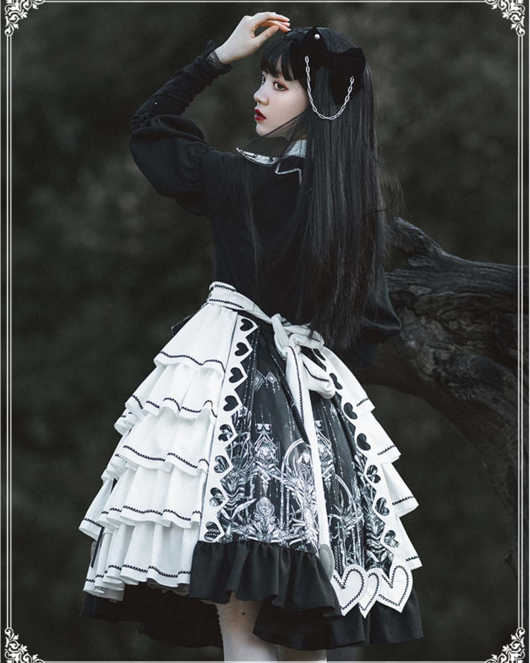 [Gothic&Lolita] Maid Style Dress【FULLSET】