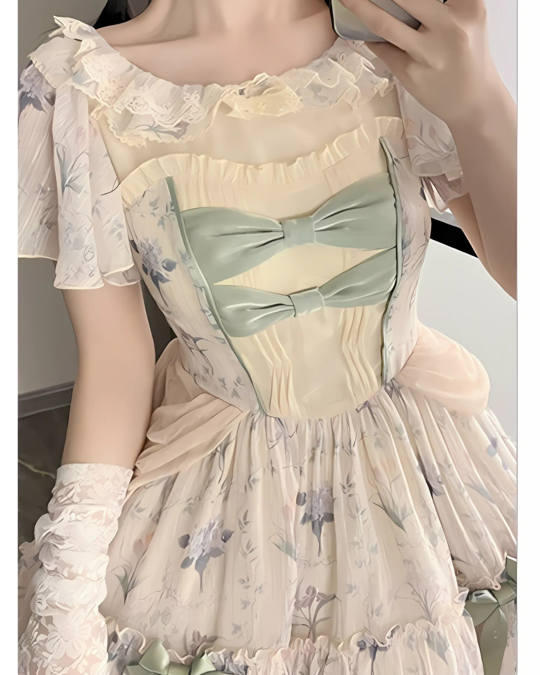 [Sweet Lolita] Summer Style Chiffon Dress　