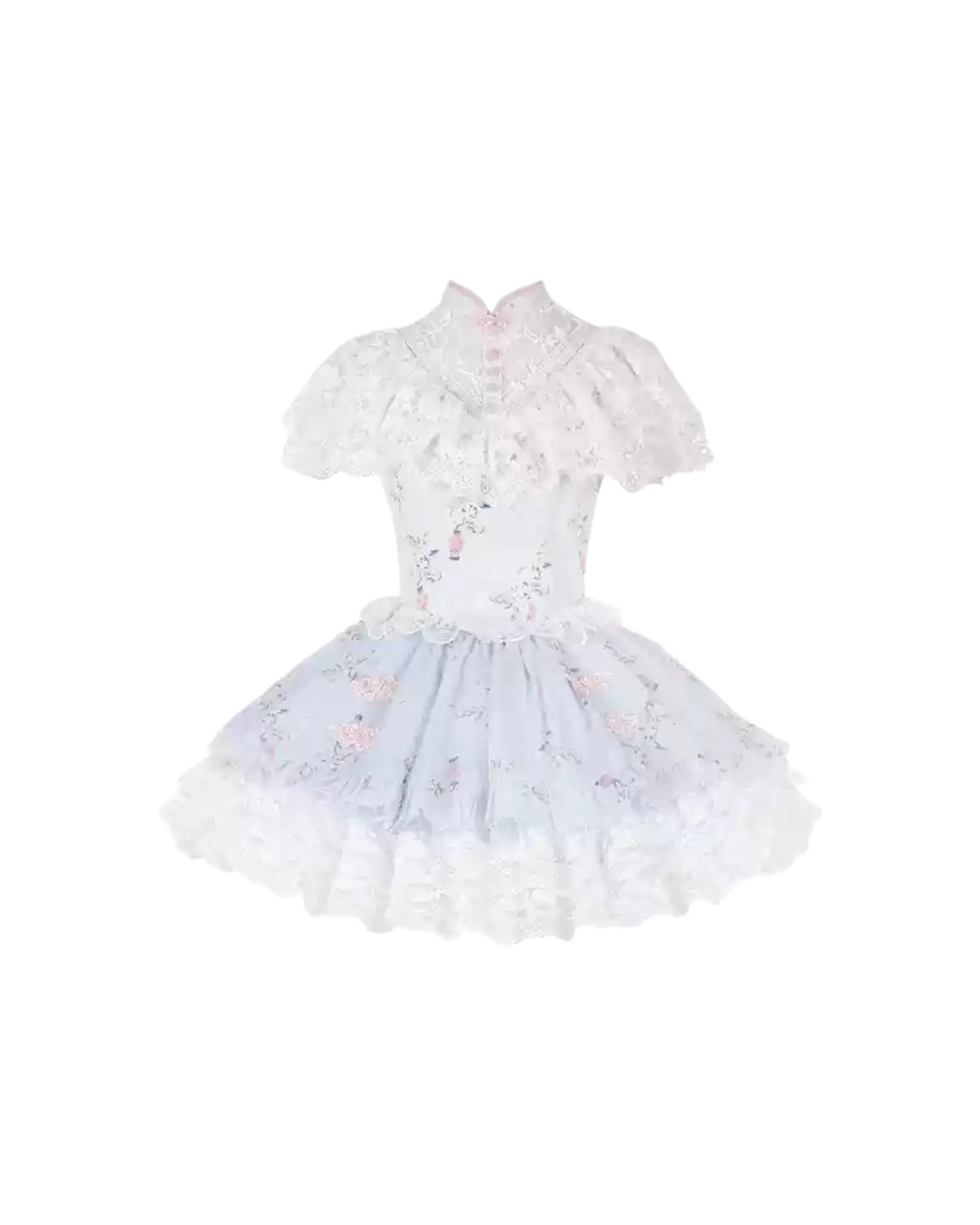 [Chinese Lolita] Floral Dress