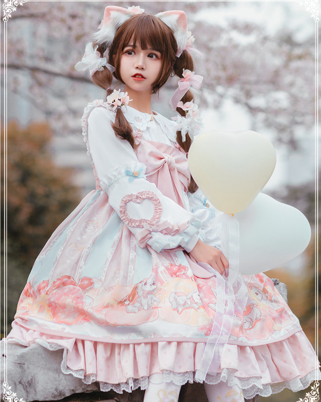 [Sweet Lolita] Pastel Animal Dress