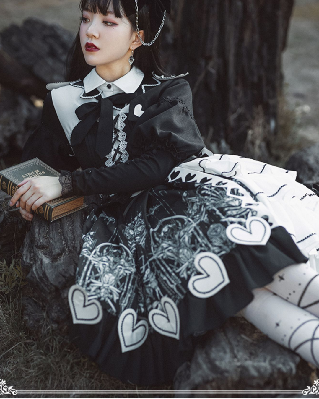 [Gothic&Lolita] Maid Style Dress【FULLSET】