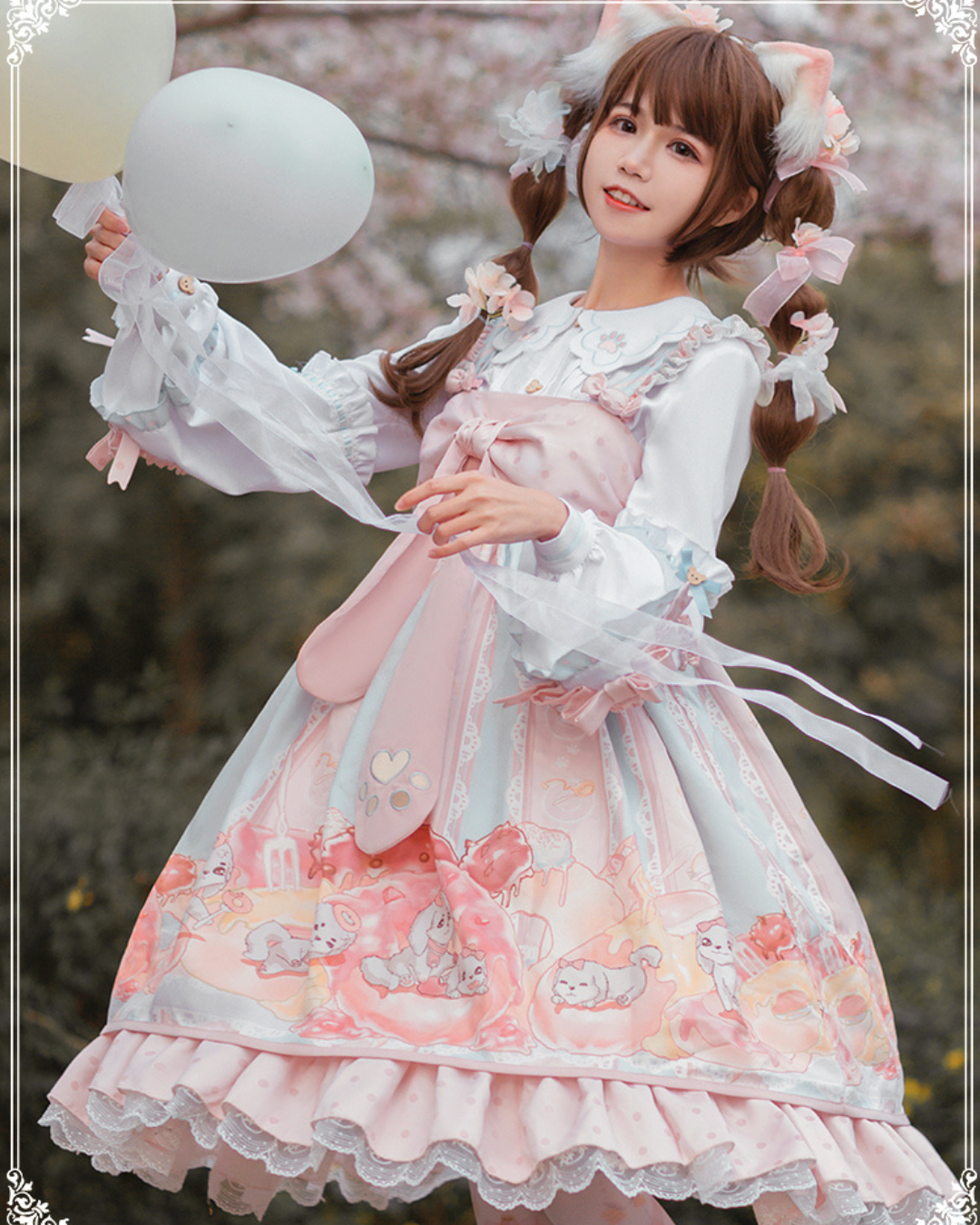 [Sweet Lolita] Pastel Animal Dress