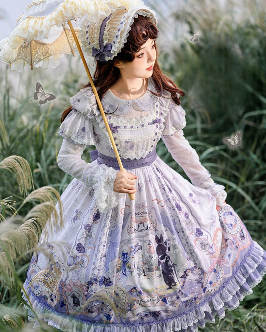 [Sweet Lolita] Purple Rabbit Dress