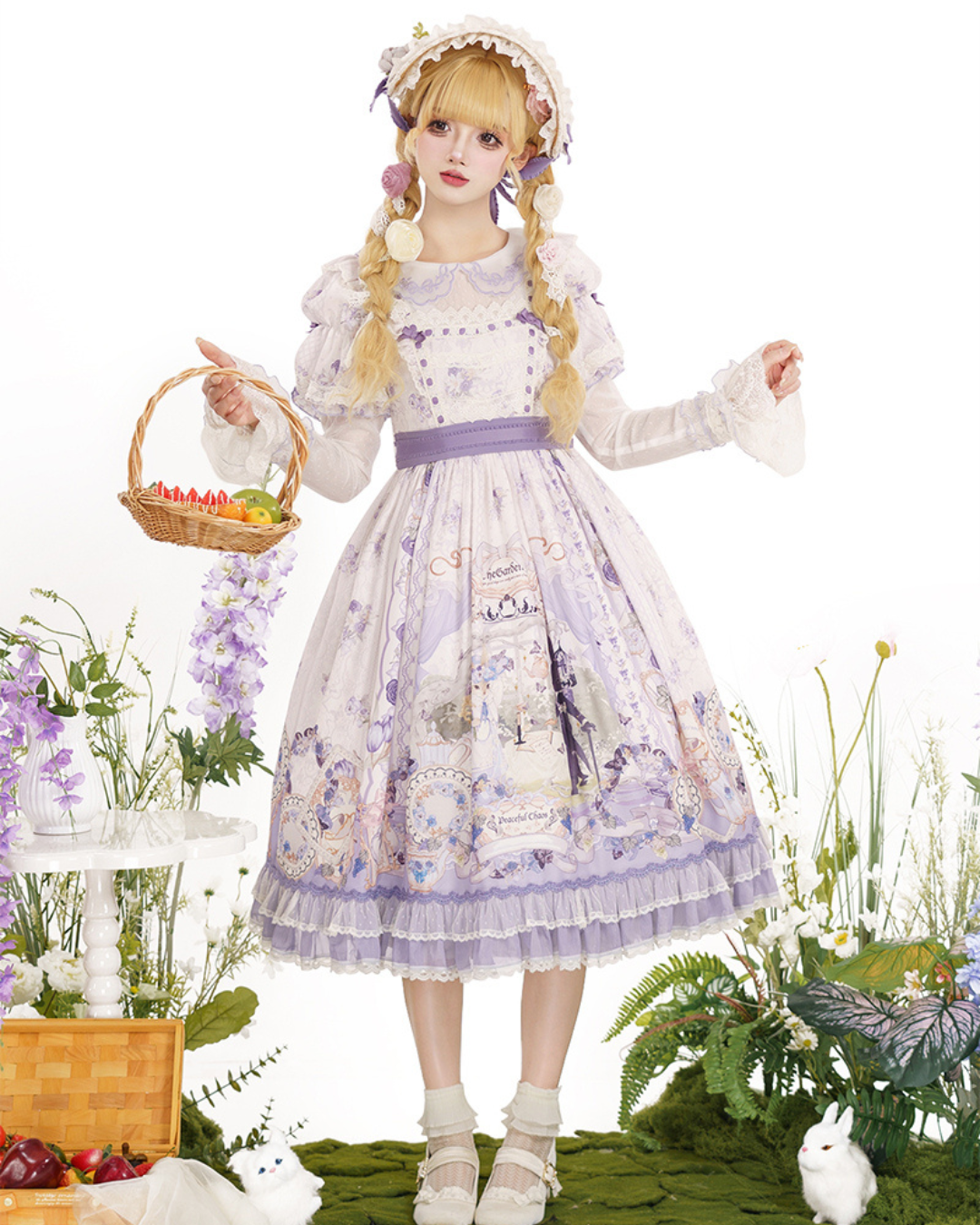 [Sweet Lolita] Purple Rabbit Dress