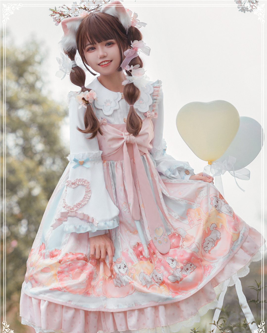 [Sweet Lolita] Pastel Animal Dress