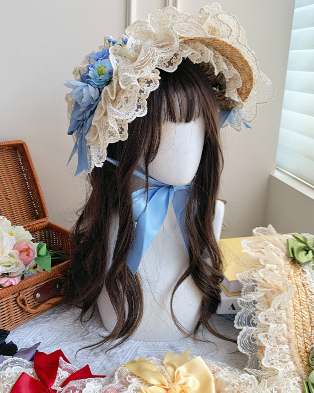 [Sweet Lolita] Straw Bonnet