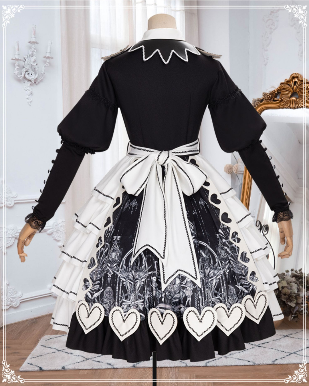 [Gothic&Lolita] Maid Style Dress【FULLSET】