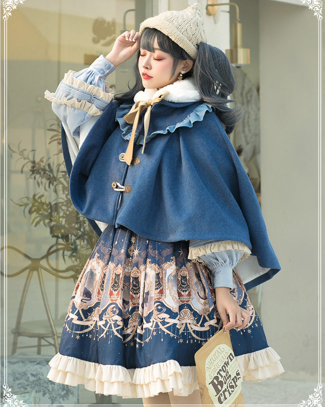 [Classic Lolita] Classic Retro Blue Dress